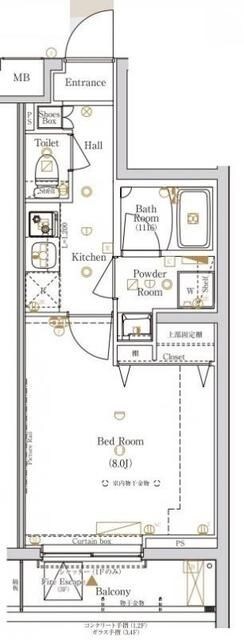 ラフィスタ北赤羽の物件間取画像