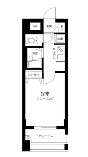 ミリオン大塚アヴィニティーの物件間取画像