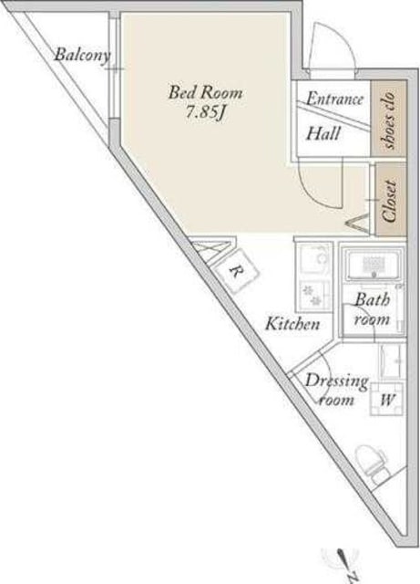 La Douceur赤塚の物件間取画像