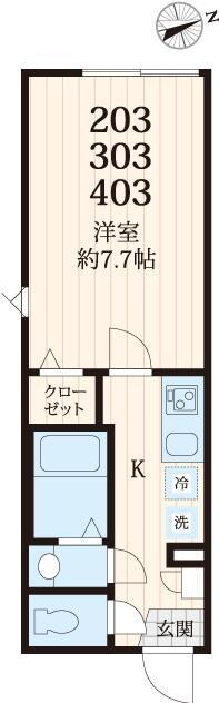 下板橋駅 徒歩2分 3階の物件間取画像