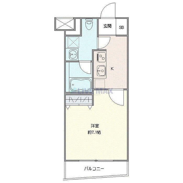 クレヴィスタ成増Ⅱの物件間取画像