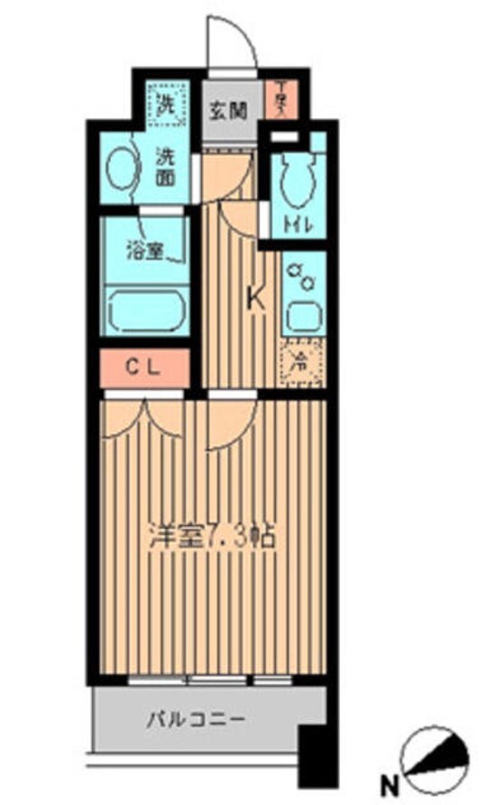 神楽坂駅 徒歩5分 3階の物件間取画像