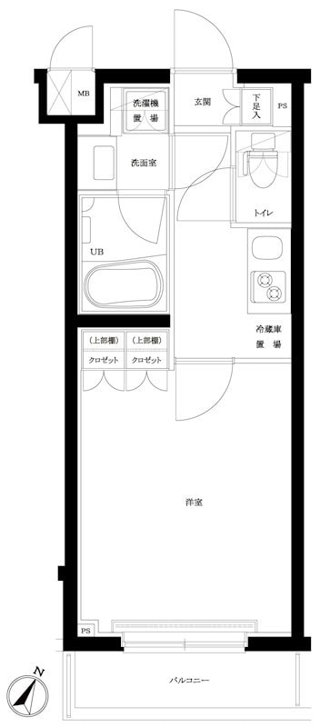 ルーブル板橋泉町弐番館の物件間取画像