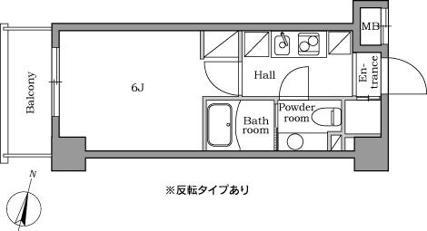 レジディア中村橋の物件間取画像