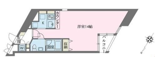 ドゥーエ学芸大学の物件間取画像