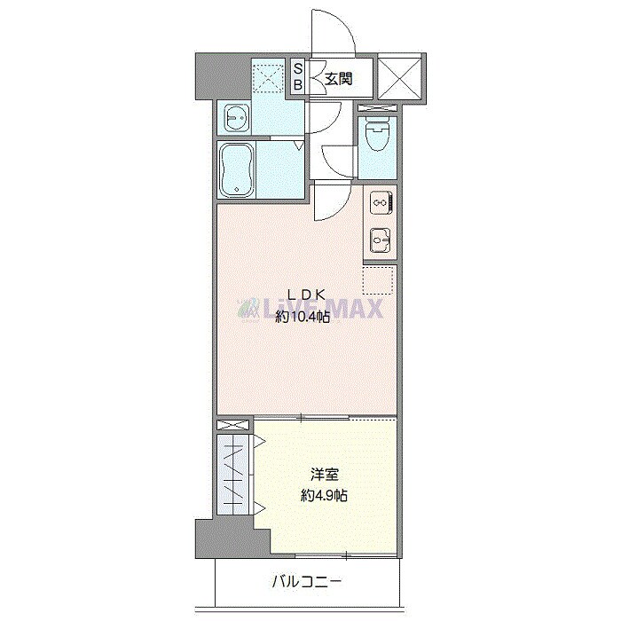 Mind Shimurasakaueの物件間取画像