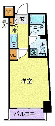 スカイコートスパシエ池袋の物件間取画像