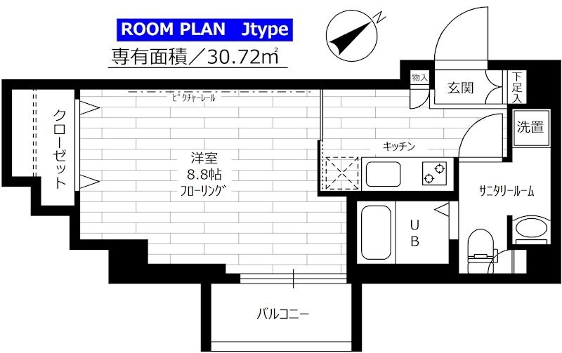 江古田駅 徒歩4分 4階の物件間取画像