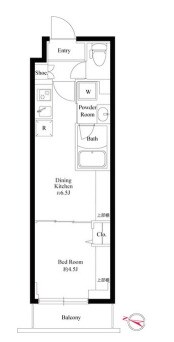 AZEST志村三丁目Ⅱの物件間取画像