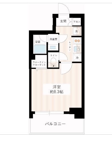 平和台駅 徒歩6分 2階の物件間取画像