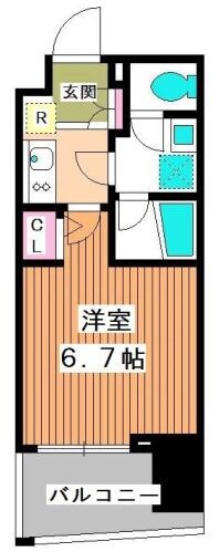 板橋区役所前駅 徒歩10分 12階の物件間取画像