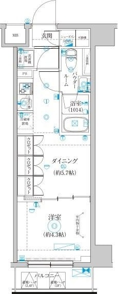 セジョリ上石神井の物件間取画像