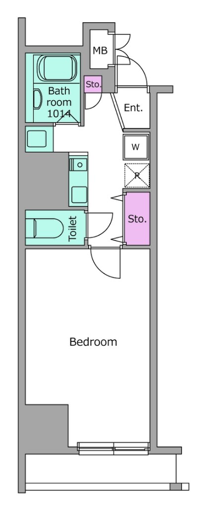 パークフラッツ西早稲田の物件間取画像
