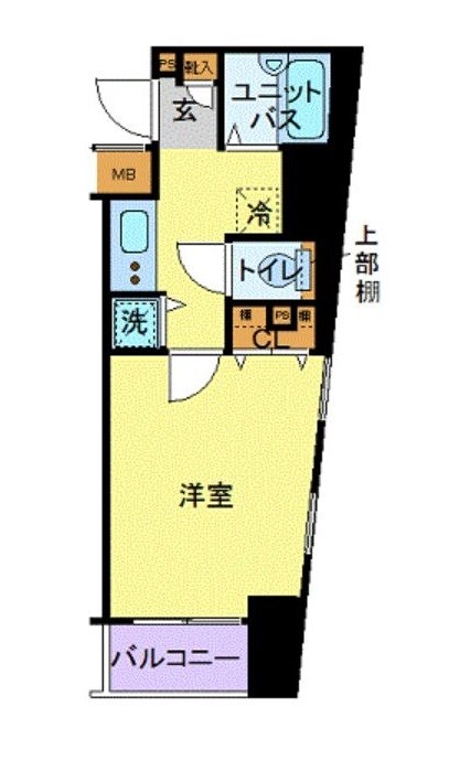 フォレシティ六本木の物件間取画像