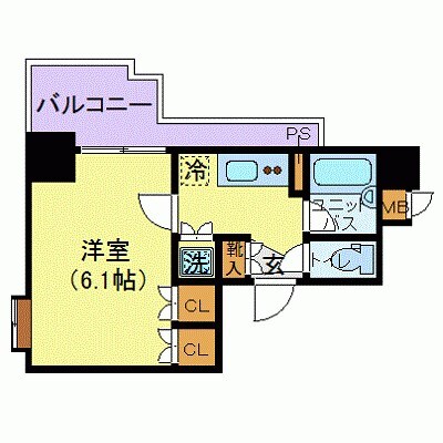 パレステュディオ渋谷ステーションフロントの物件間取画像