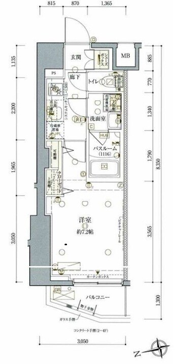 ときわ台駅 徒歩7分 6階の物件間取画像
