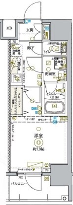 池袋駅 徒歩13分 12階の物件間取画像