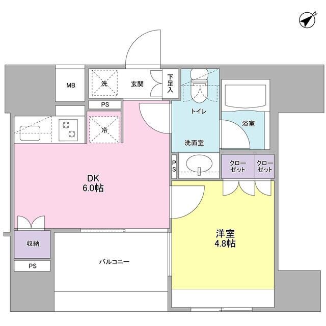 池袋駅 徒歩8分 3階の物件間取画像