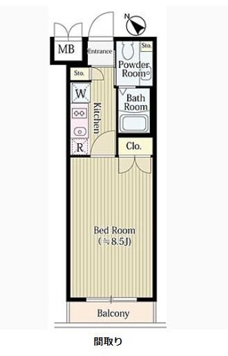 ル・ボワ平和台の物件間取画像
