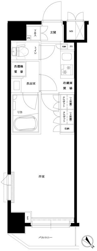 住吉駅 徒歩14分 2階の物件間取画像