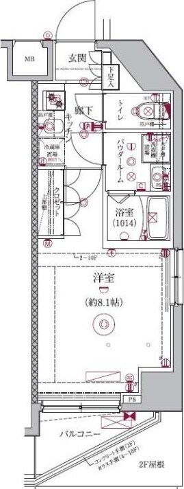 セジョリ新宿西落合の物件間取画像