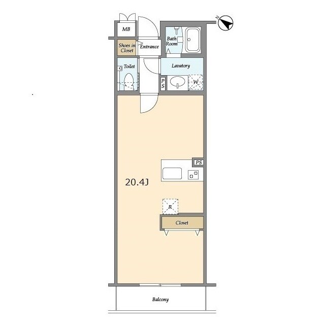 ＢＬＥＳＳ北新宿の物件間取画像