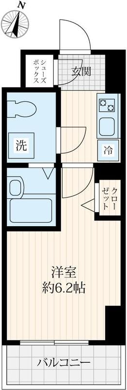 ハーモニーレジデンス池袋#003の物件間取画像