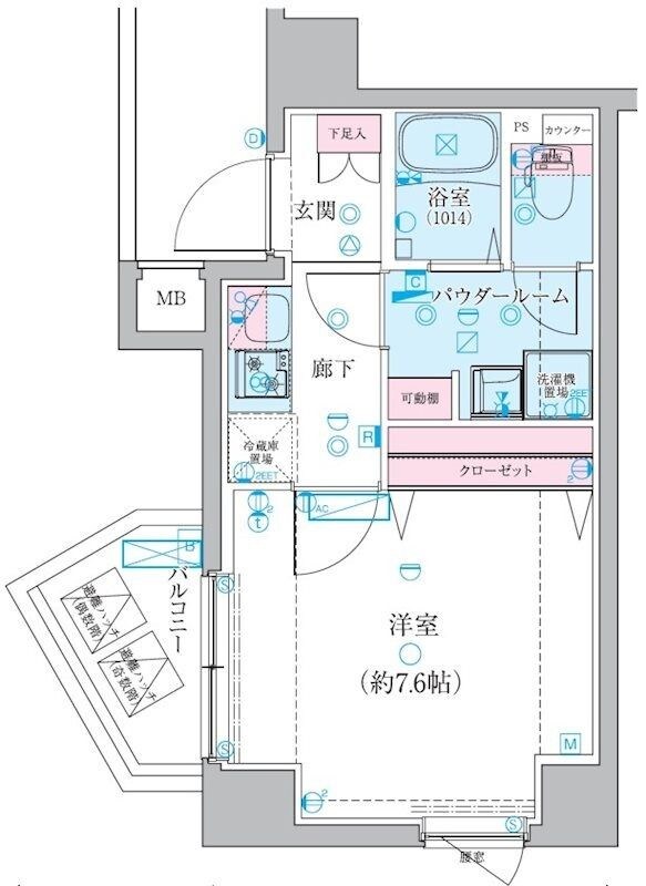 ジェノヴィア椎名町の物件間取画像