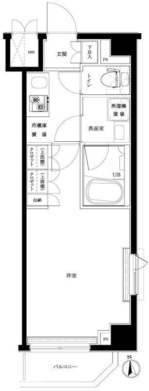 大森町駅 徒歩6分 3階の物件間取画像