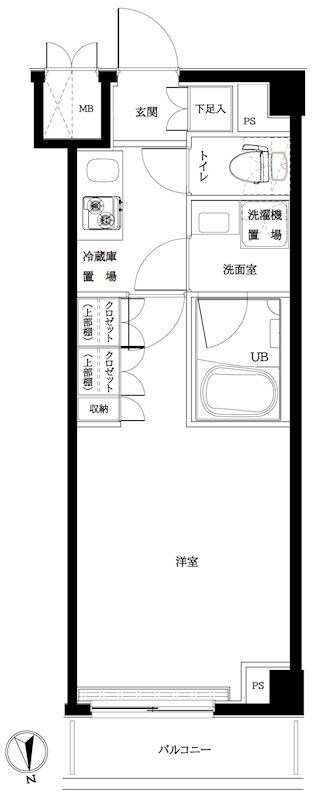 大森町駅 徒歩6分 3階の物件間取画像