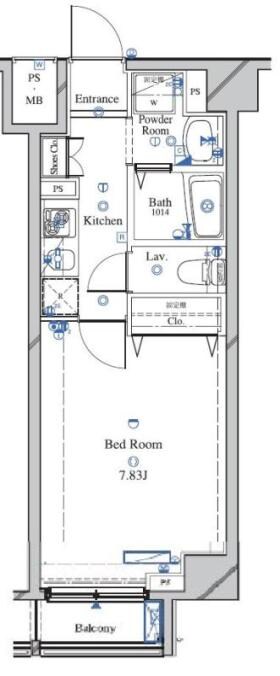 王子駅 徒歩12分 2階の物件間取画像