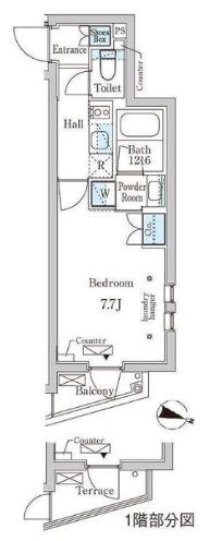 ジオエント大塚の物件間取画像