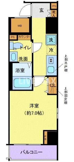 クレヴィスタ蒲田の物件間取画像