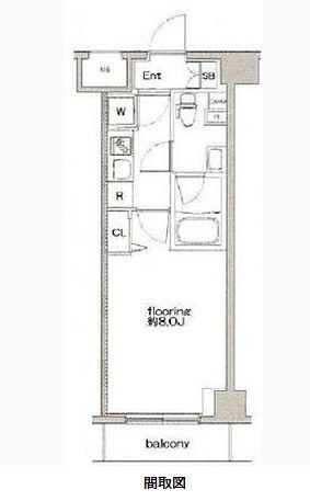 小竹向原駅 徒歩5分 5階の物件間取画像