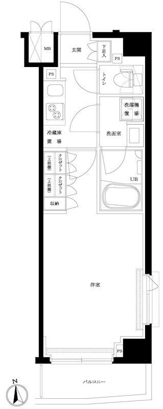 ルーブル西高島平の物件間取画像