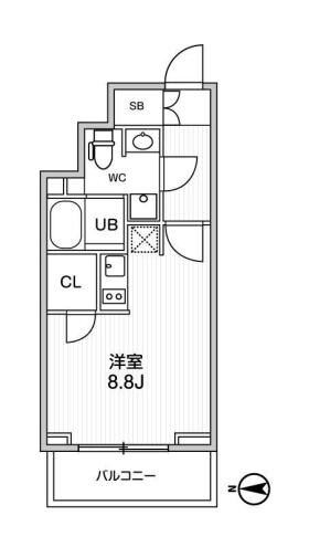 グラシアプレイス曳舟の物件間取画像