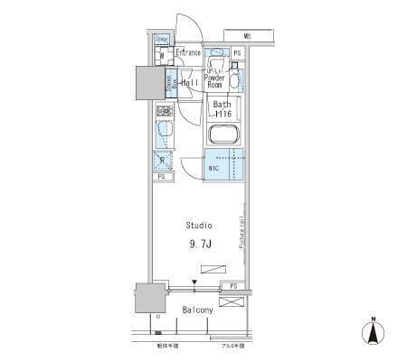 蒲田駅 徒歩3分 4階の物件間取画像