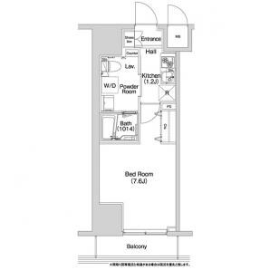 コンフォリア上野入谷の物件間取画像