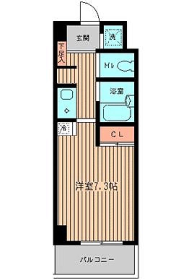 東中野駅 徒歩8分 3階の物件間取画像