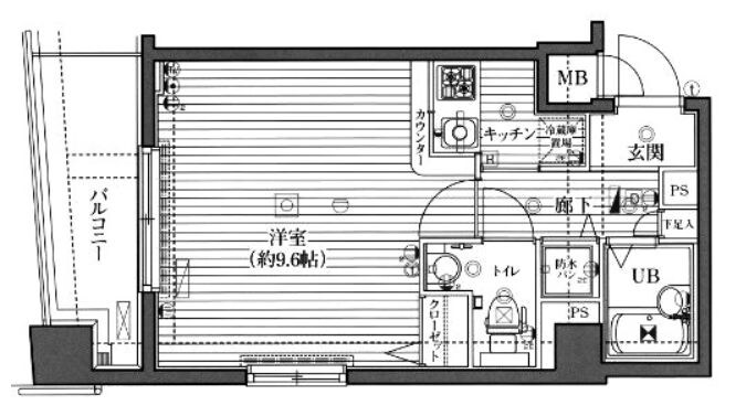 神保町駅 徒歩4分 10階の物件間取画像