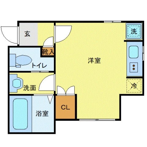 クレール西永福の物件間取画像