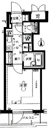 クレアシオン新中野の物件間取画像