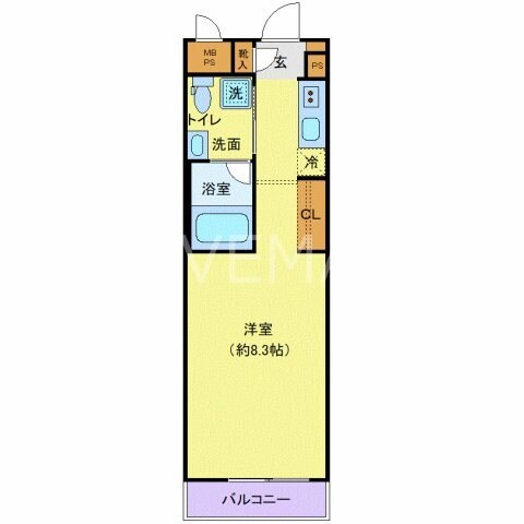 ブルーノコート蒲田の物件間取画像