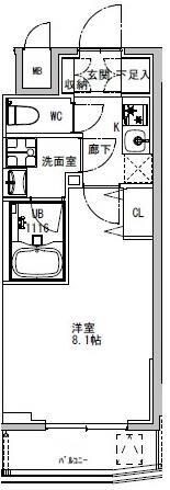 S-RESIDENCE両国parksideの物件間取画像