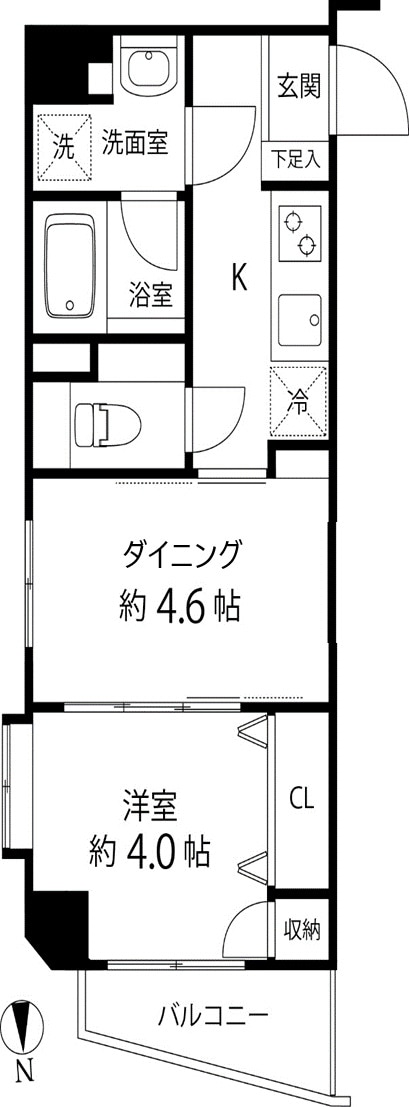 DuoStage白金高輪の物件間取画像