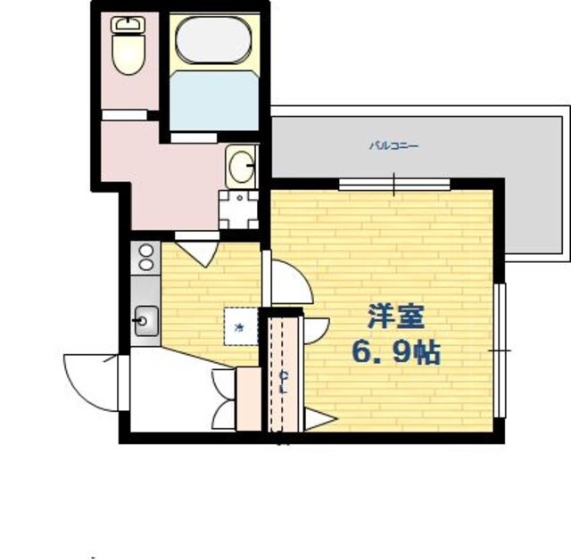 SOUTH高輪の物件間取画像