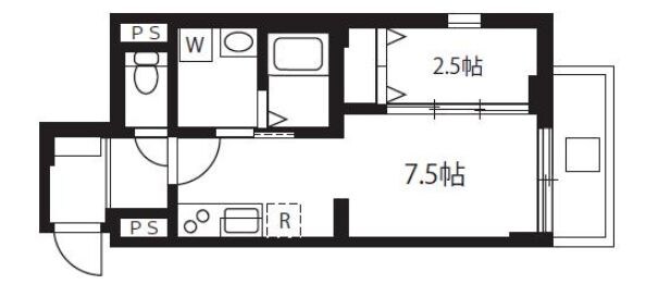 曳舟駅 徒歩12分 4階の物件間取画像