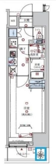 住吉駅 徒歩11分 2階の物件間取画像