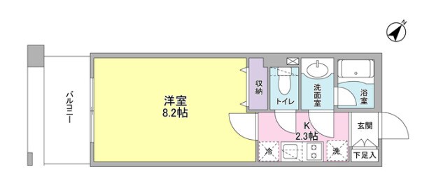 豊洲駅 徒歩9分 6階の物件間取画像
