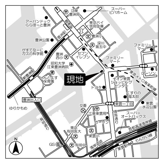 豊洲駅 徒歩9分 6階の物件内観写真